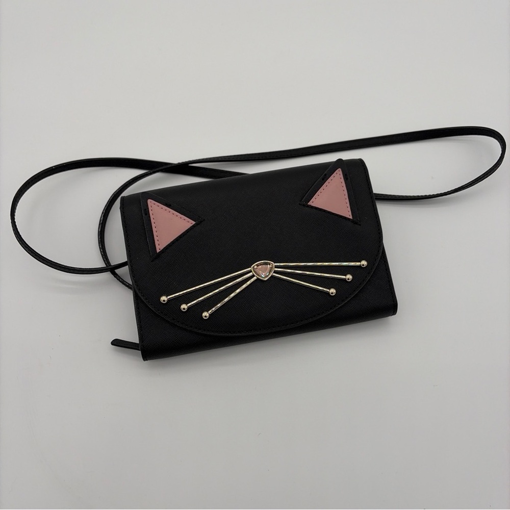 🌸SOLD🌸 KATE SPADE New York Winni Jazz Things Up Cat Multi Crossbody Bag Kitty - Picture 2 of 8